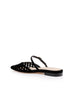 Mules plates en cuir suédé Jacklyn