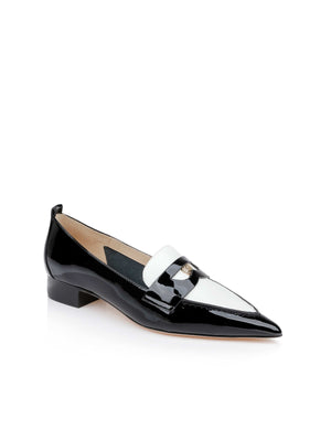 Mocassins en cuir verni Maelys