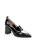 Mocassino a blocchi in pelle Mallory