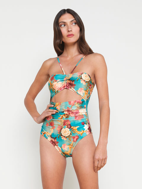 Lily Cut-Out One-Piece Swimsuit swim L'AGENCE   