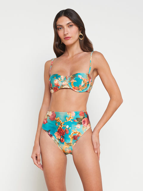 Vanessa High-Waisted Bikini Bottom swim L'AGENCE Sale   