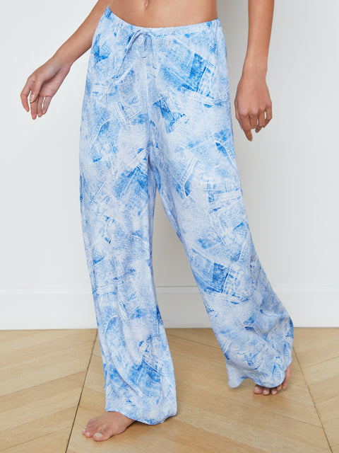 Geraldine Silk-Blend Cover-Up Pant preorder L'AGENCE   