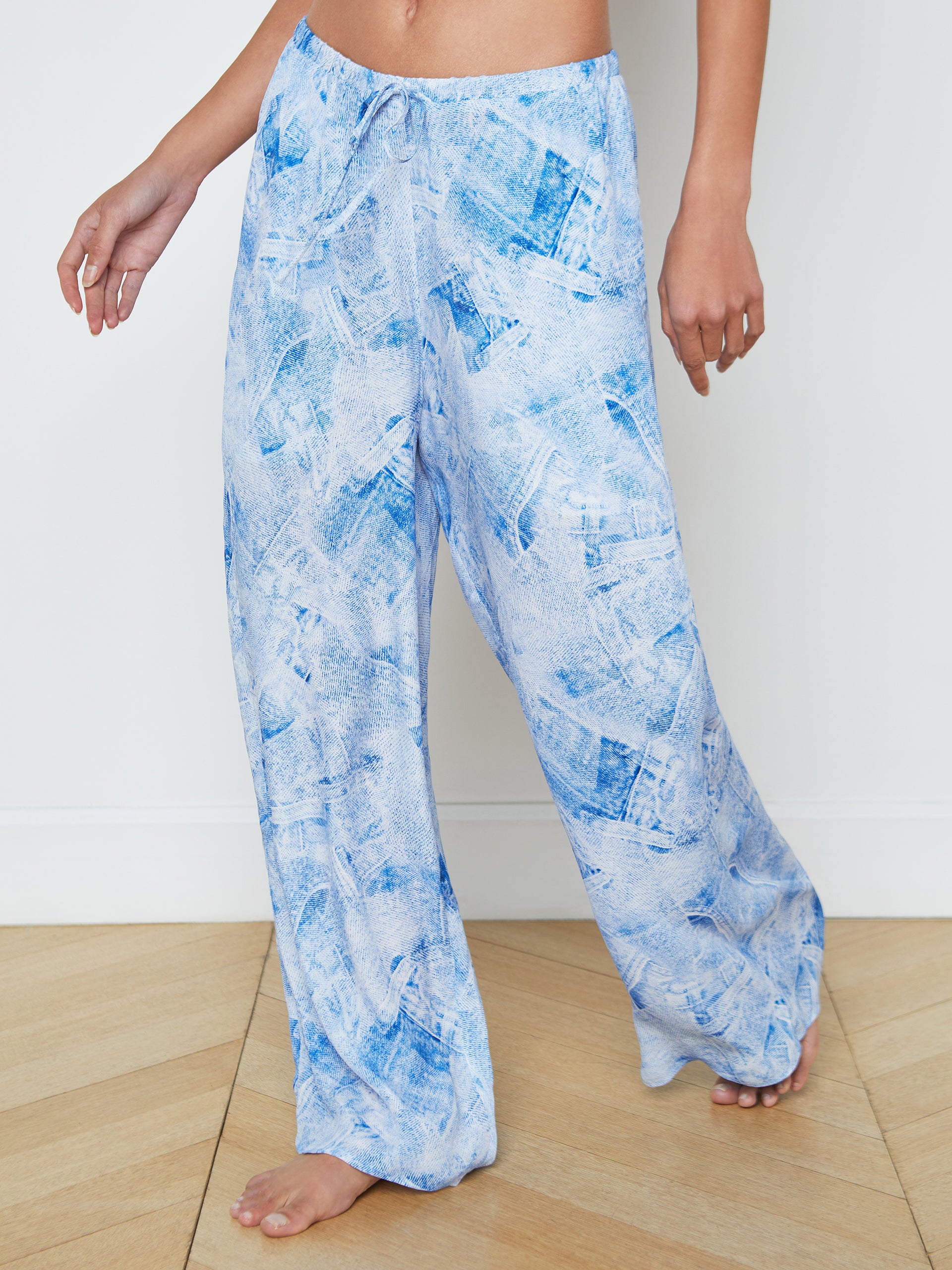 Geraldine Silk-Blend Cover-Up Pant swim L'AGENCE Sale   