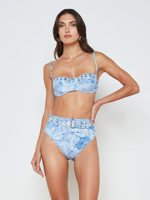 Vanessa Grommet Bikini Bottom swim L'AGENCE Sale   