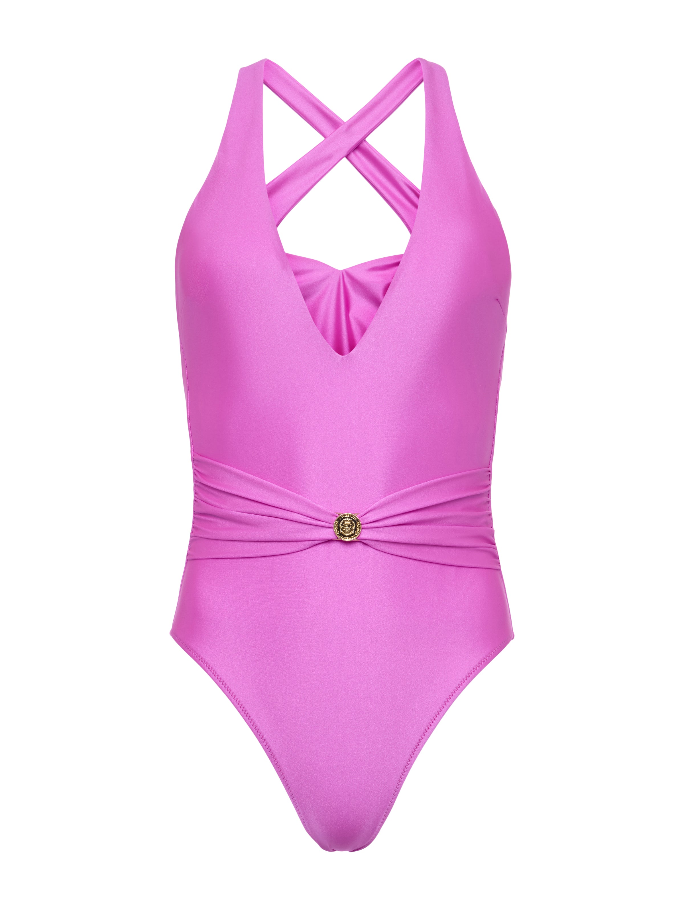 Lisa Plunge One-Piece Swimsuit swim L'AGENCE