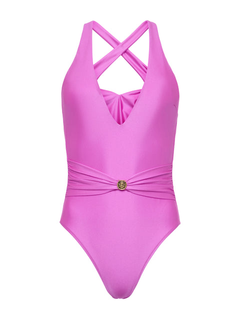 Lisa Plunge One-Piece Swimsuit swim L'AGENCE