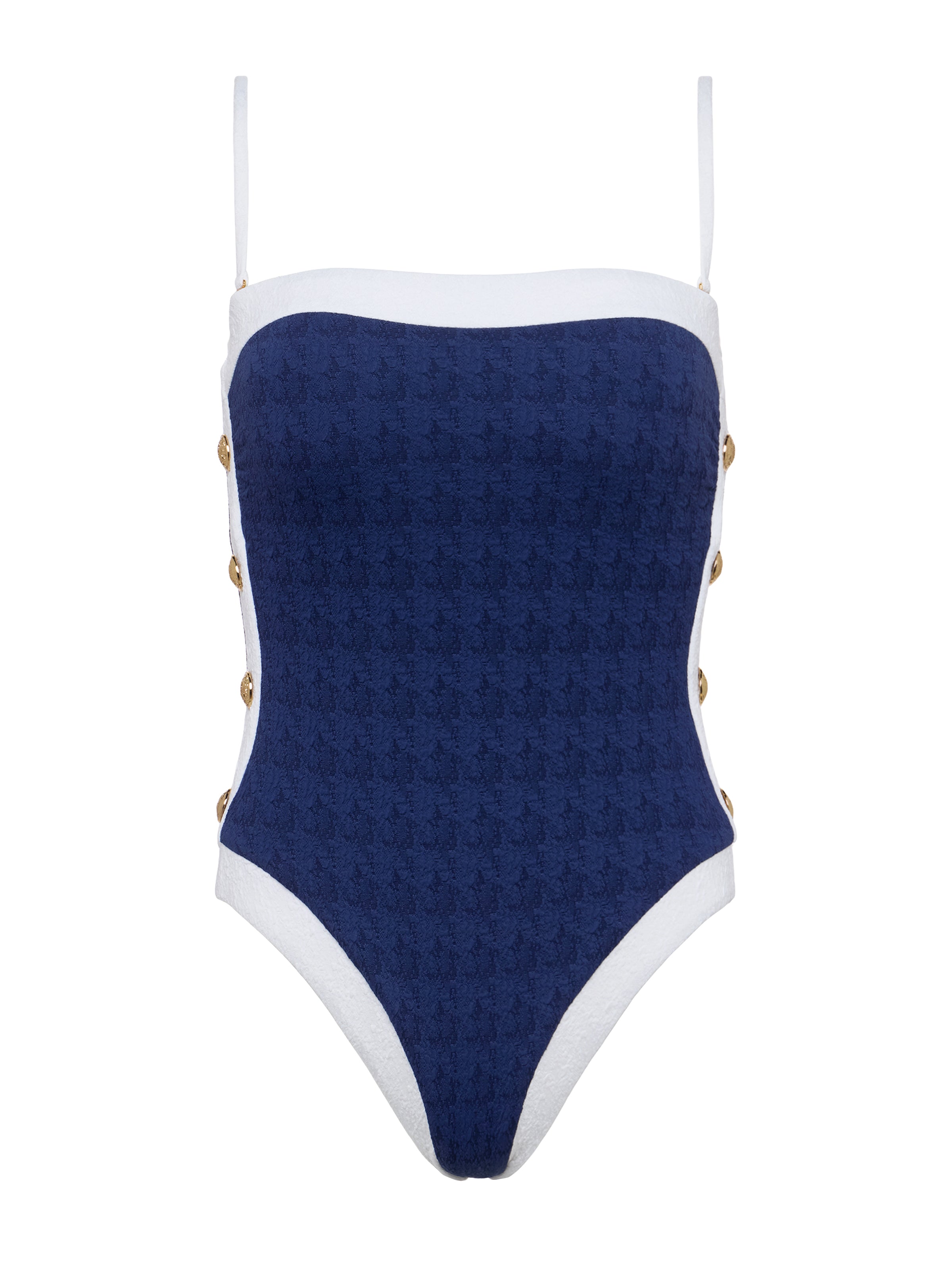 Tory Bandeau One-Piece Swimsuit swim L'AGENCE