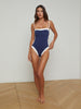 Tory Bandeau One-Piece Swimsuit swim L'AGENCE