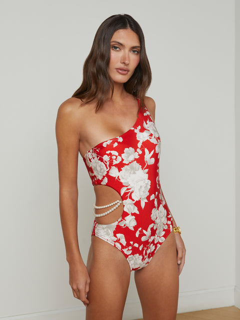 Ava Pearl One-Piece Swimsuit swim L'AGENCE