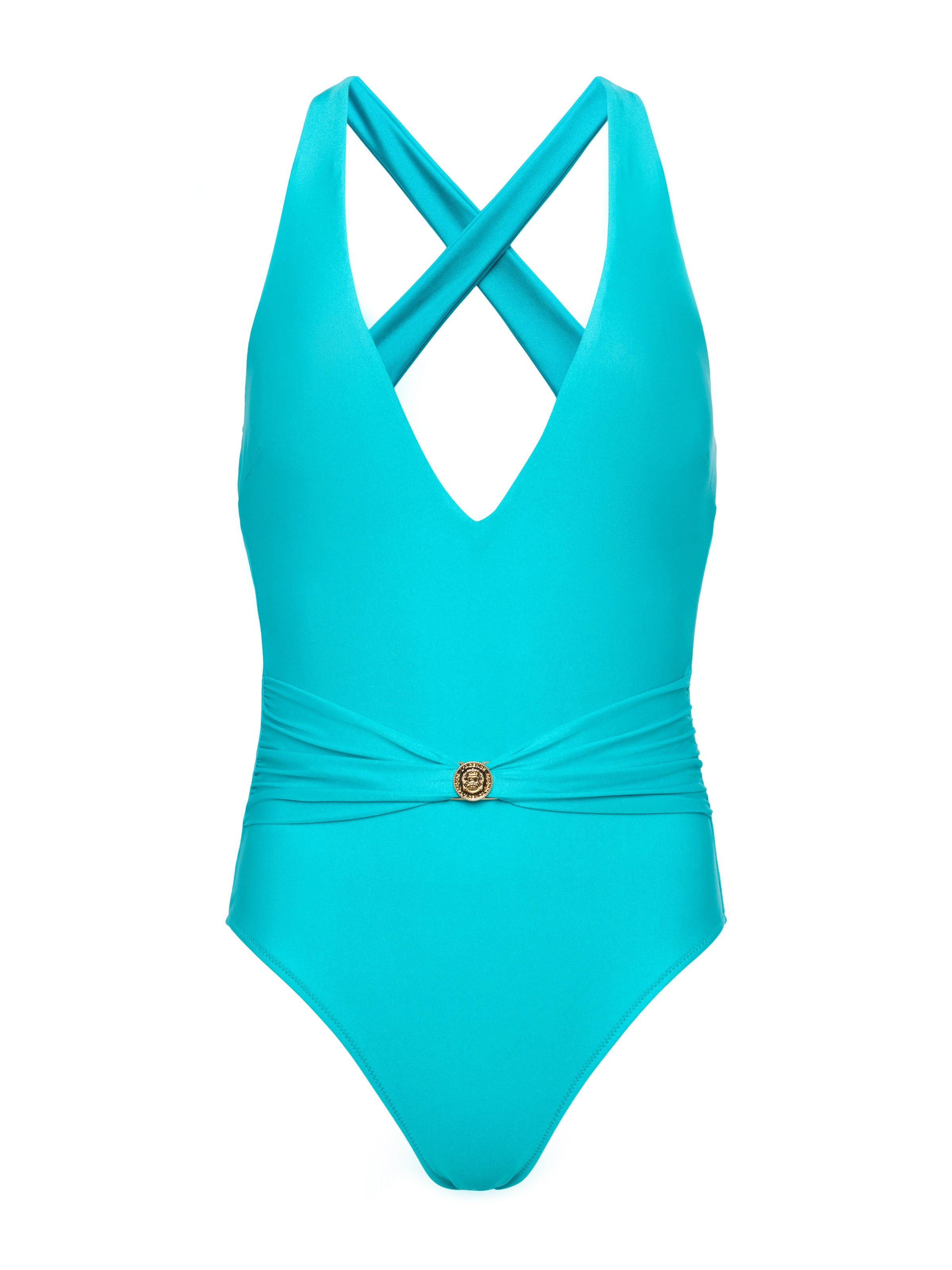 Lisa Plunge One-Piece Swimsuit swim L'AGENCE