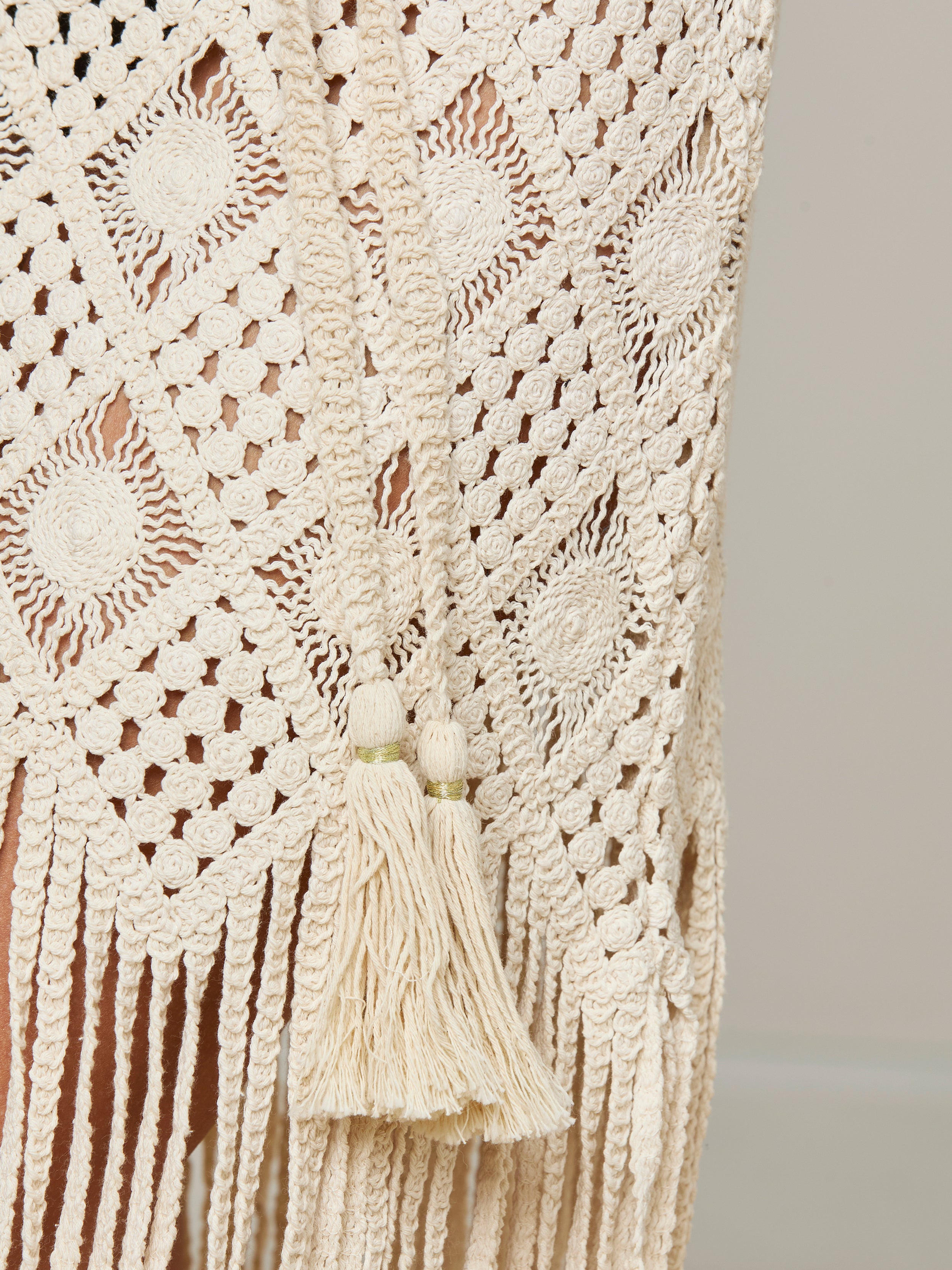Haleigh Crochet Cover-Up Dress swim L'AGENCE