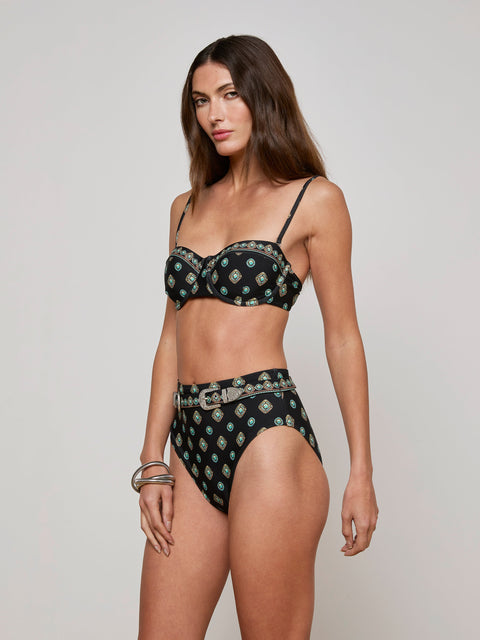 Vanessa High-Waisted Bikini Bottom