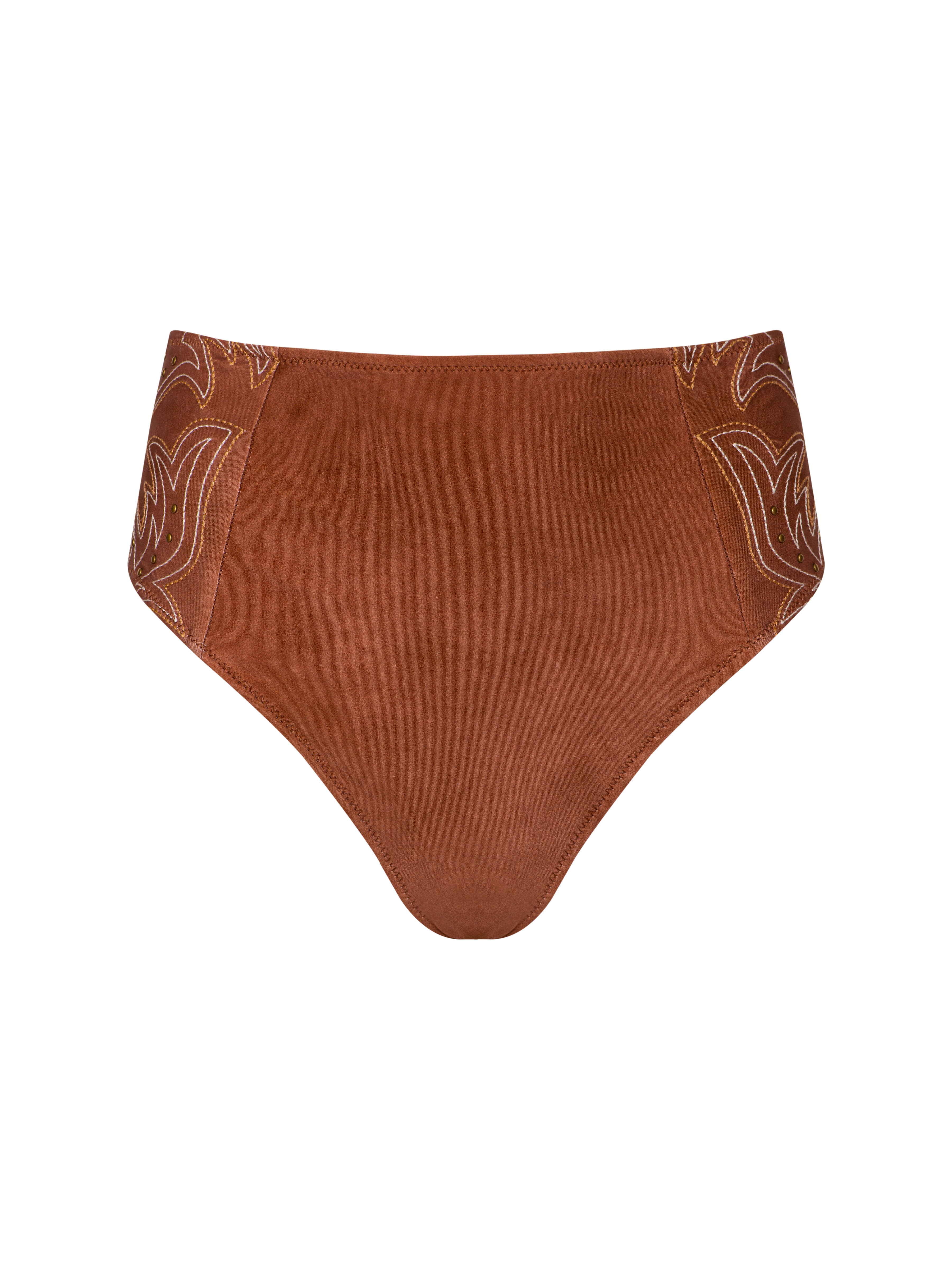 Vanessa High-Waisted Bikini Bottom