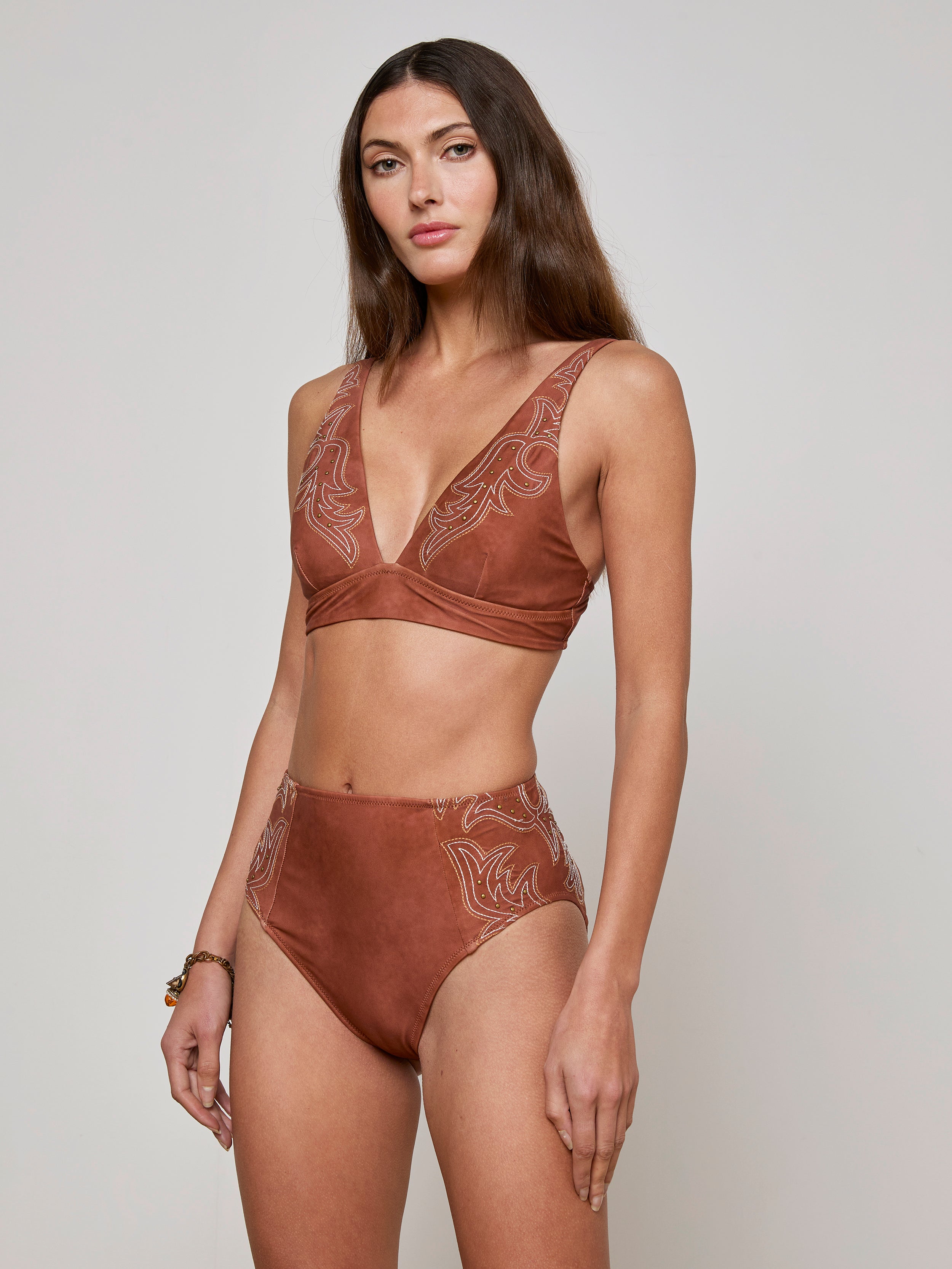 Vanessa High-Waisted Bikini Bottom