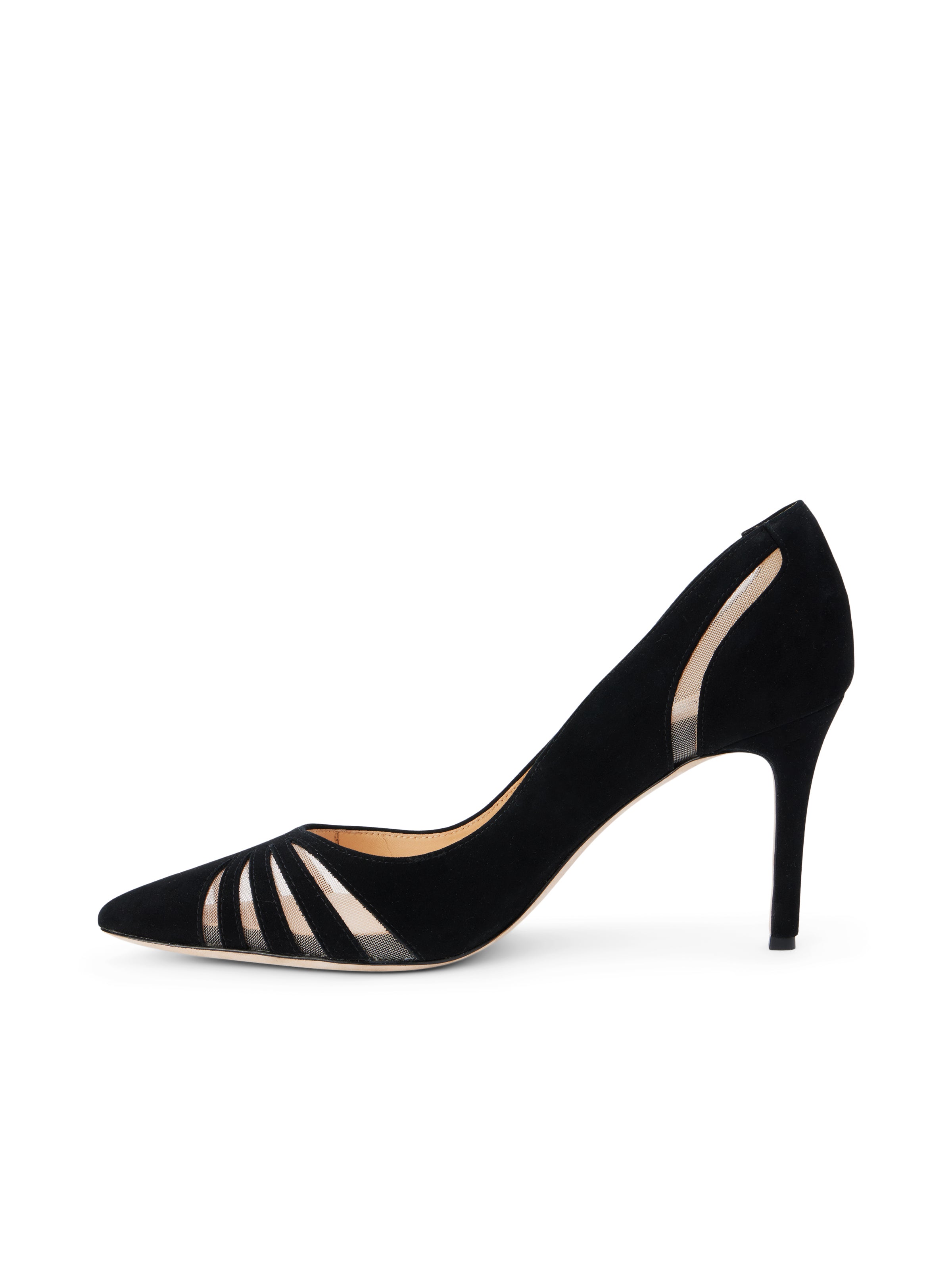 L'AGENCE Zola Pump in Black Suede