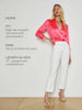 Noya Cropped Slim Flare Jean