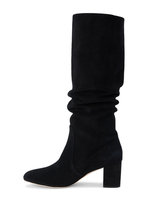L'AGENCE Ines Boot in Black Suede