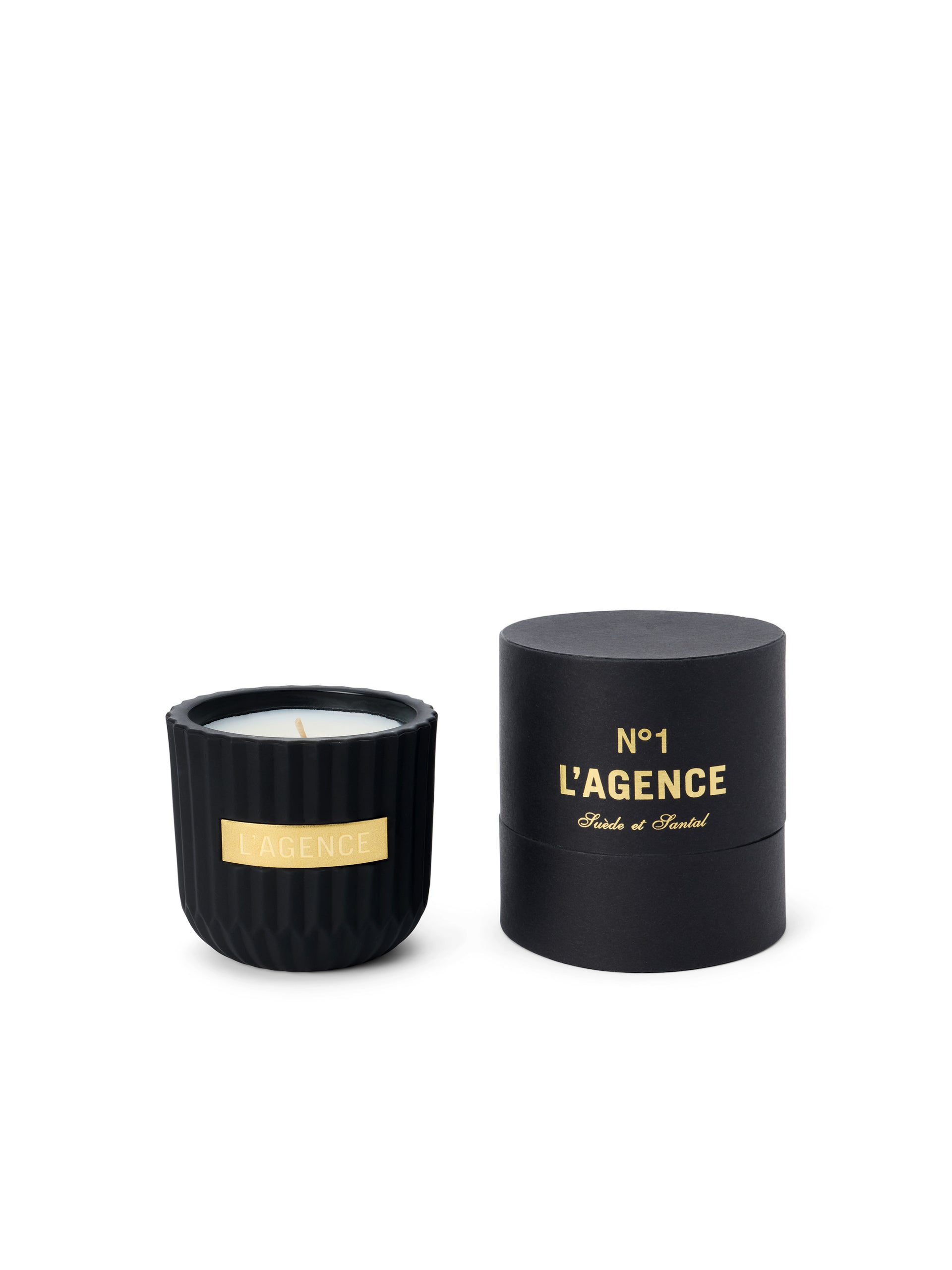 Suède et Santal candle L'AGENCE   