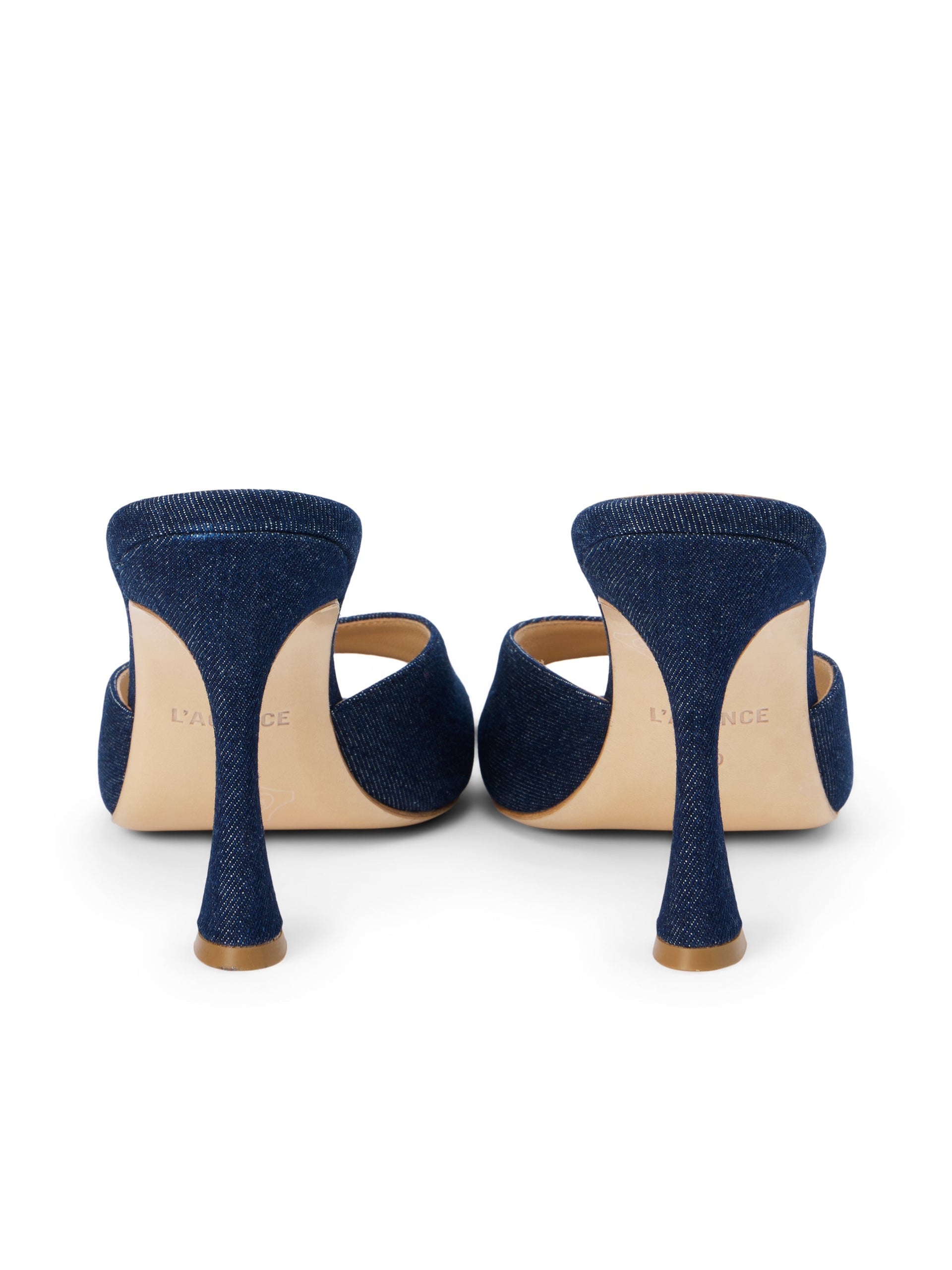 Avery Denim Open-Toe Mule