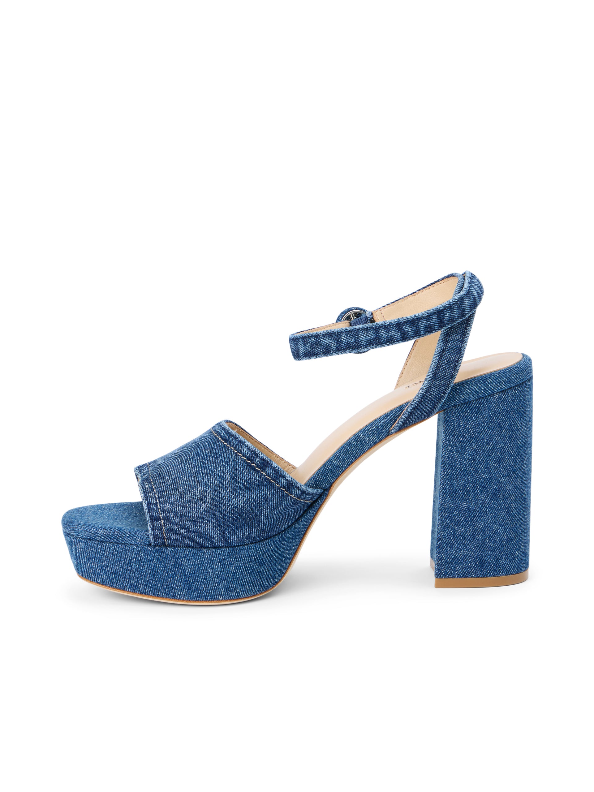 Andree Denim Platform Sandal shoes L'AGENCE Sale