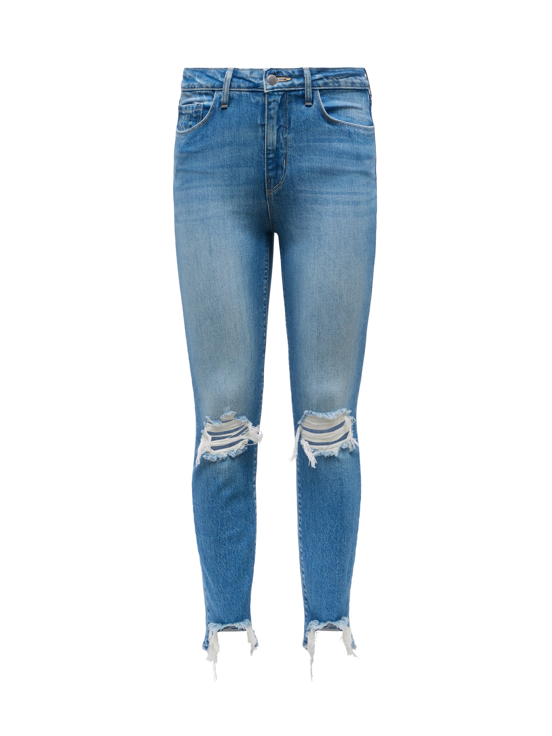 High Line Distressed Skinny Jean jean L'AGENCE