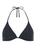 Annabelle Embellished Bikini Top swim L'AGENCE   