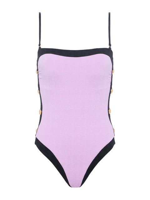 Tory Bandeau One-Piece Swimsuit swim L'AGENCE