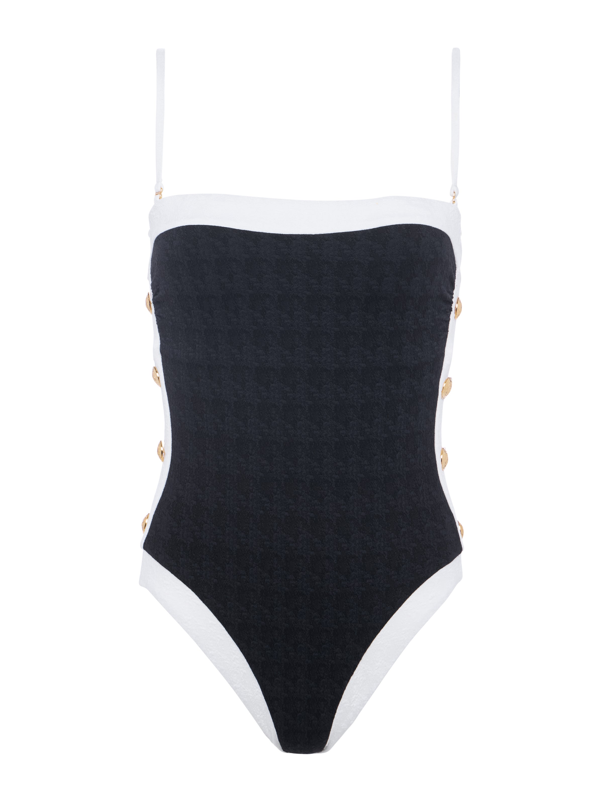 Tory Bandeau One-Piece Swimsuit swim L'AGENCE   