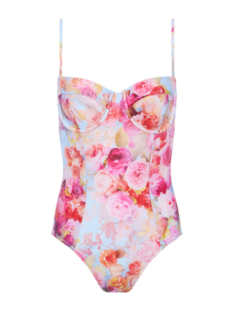 Amie Bandeau One-Piece Swimsuit swim L'AGENCE