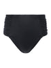 Vanessa Faux Leather Bikini Bottom swim L'AGENCE   