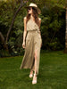 Mayer Linen-Blend Maxi Dress long dress L'AGENCE   