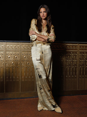 Image - Tyler blouse and Gavin pant  L'AGENCE   