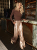 Allanah Sequin Trouser trouser L'AGENCE   