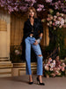 Nevia Slouchy Straight-Leg Jean IN RUNWAY L'AGENCE   