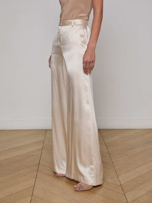 Gavin Silk Wide-Leg Pant pant L'AGENCE