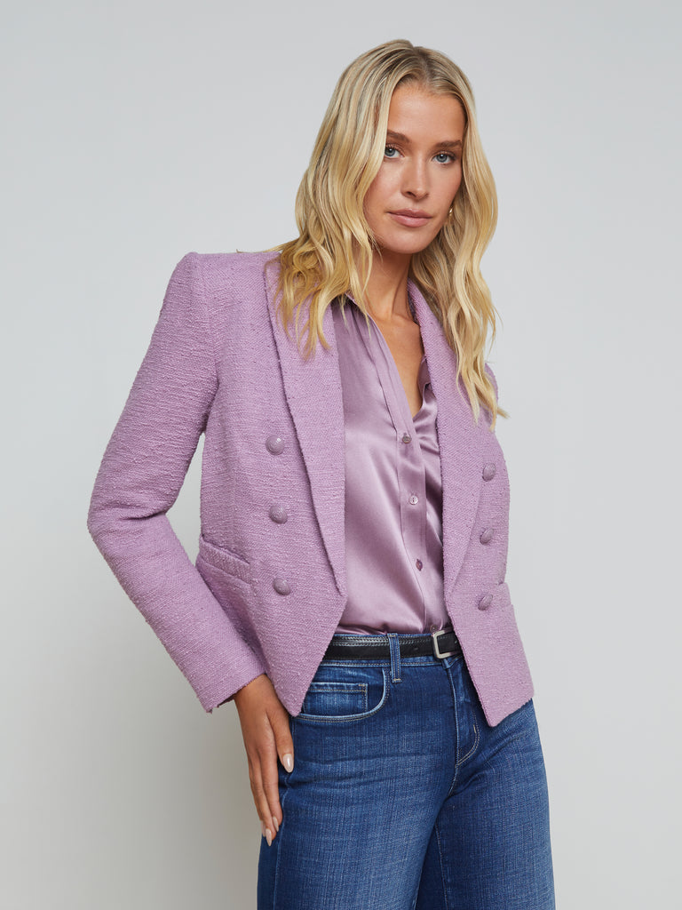 Brooke Open-Front Blazer blazer L'AGENCE Sale