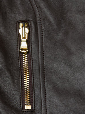 Lyric Leather Peplum Jacket