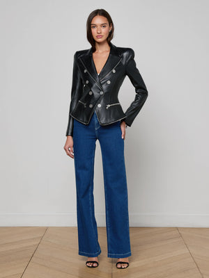 Ottilie Leather Blazer
