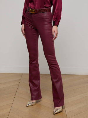 Ruth Coated Straight-Leg Jean