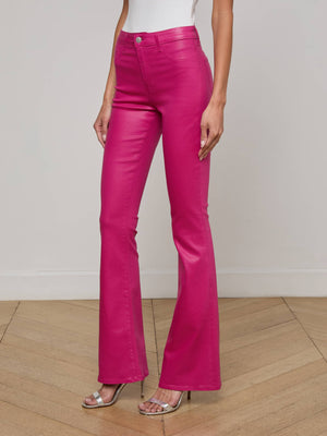 Marty Coated Flare Jean