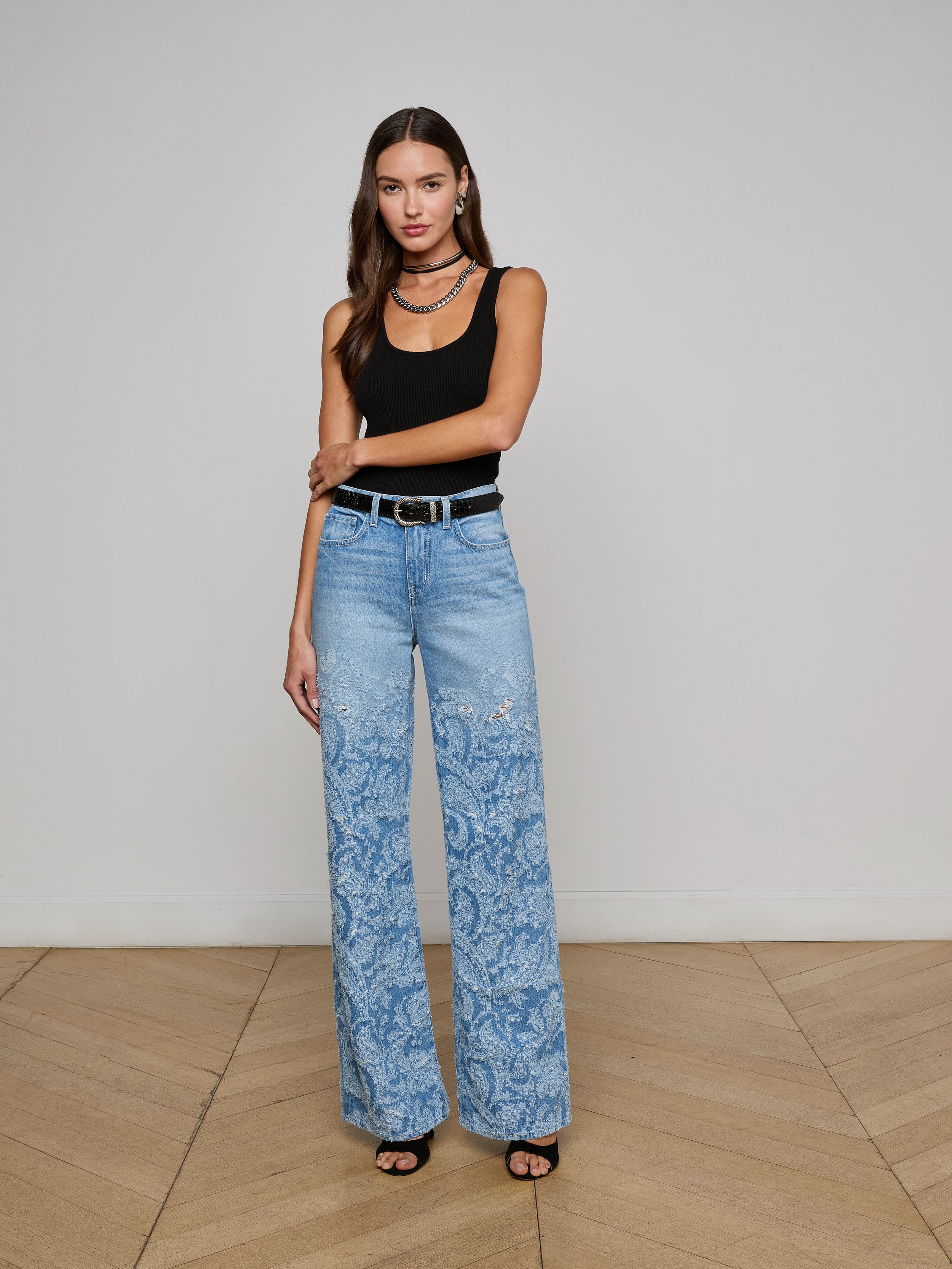 Alicent Wide-Leg Jean jean L'AGENCE