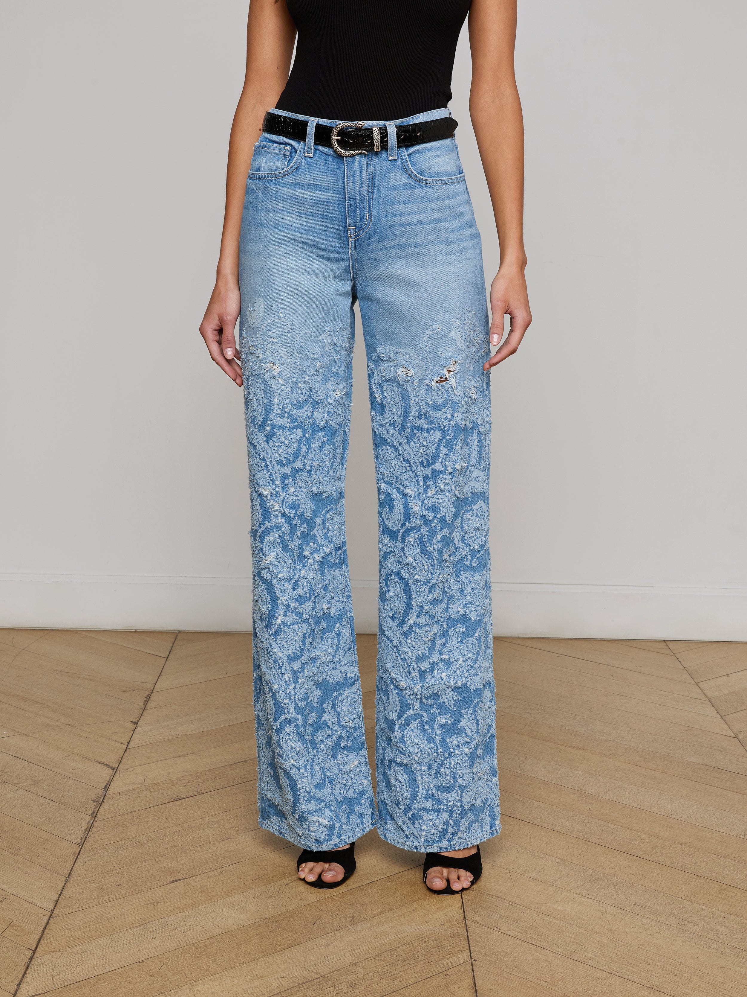 Alicent Wide-Leg Jean jean L'AGENCE