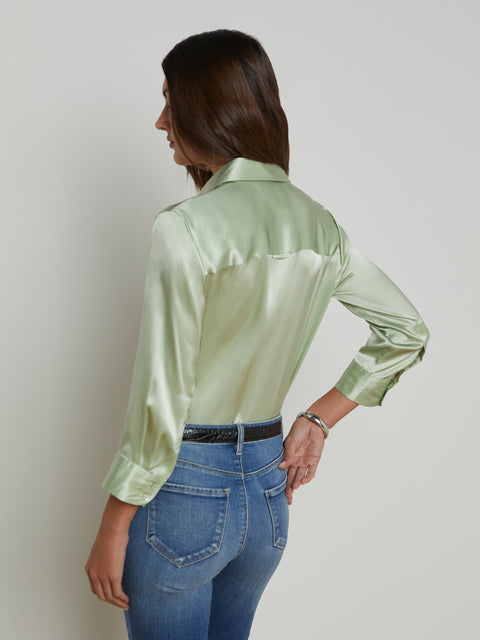 Dani Silk Blouse blouse L'AGENCE