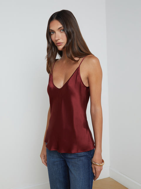 Lexi Silk Camisole tank top L'AGENCE   