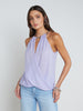 Lina Silk Chain-Neck Top top L'AGENCE   
