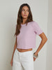 Donna Cotton Cropped Tee tee shirt L'AGENCE