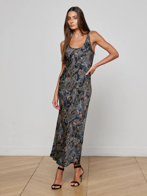 فستان Akiya Satin Maxi