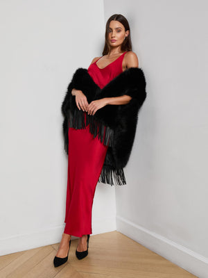 Akiya Satin Maxi Dress