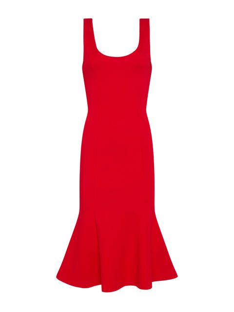 Bisous Flared Midi Dress dress L'AGENCE Sale   