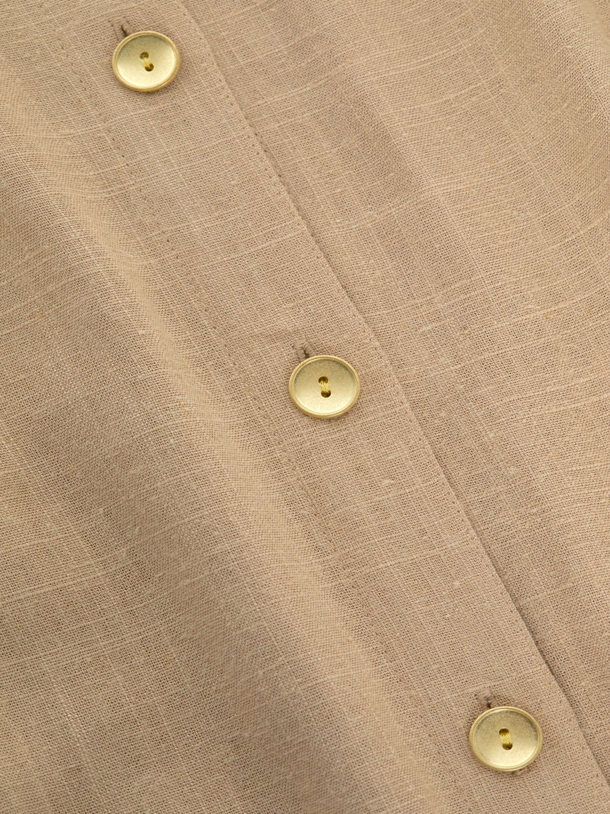 Malika Linen-Blend Shirt Dress